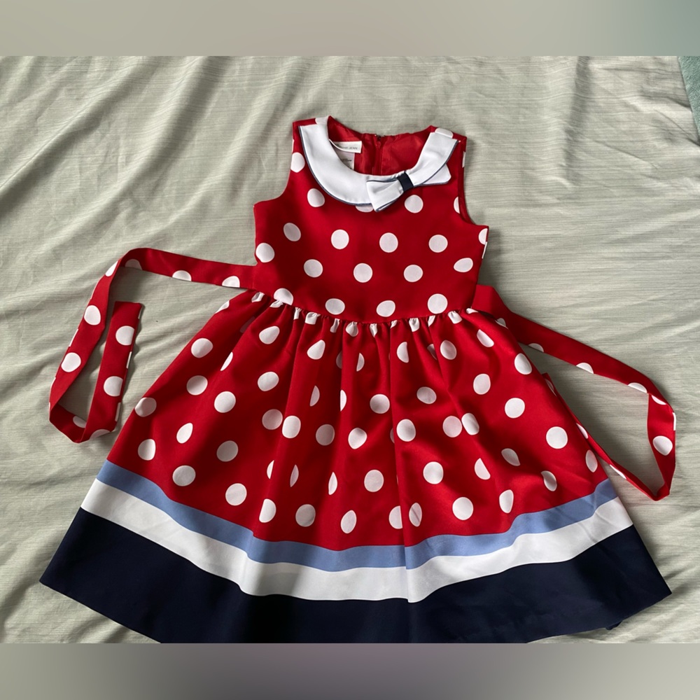 Bonnie Jean Size 7 Polka Dot dress